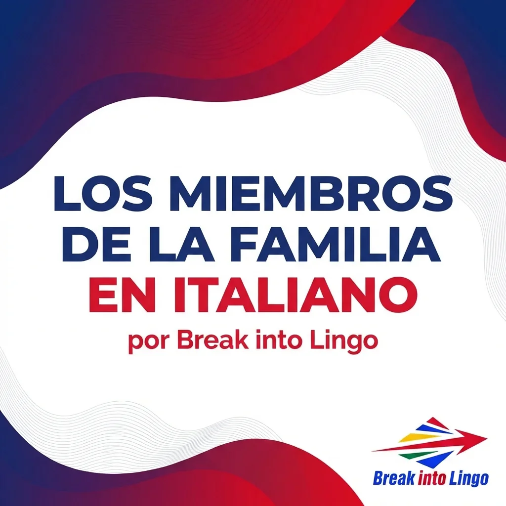 familia en italiano