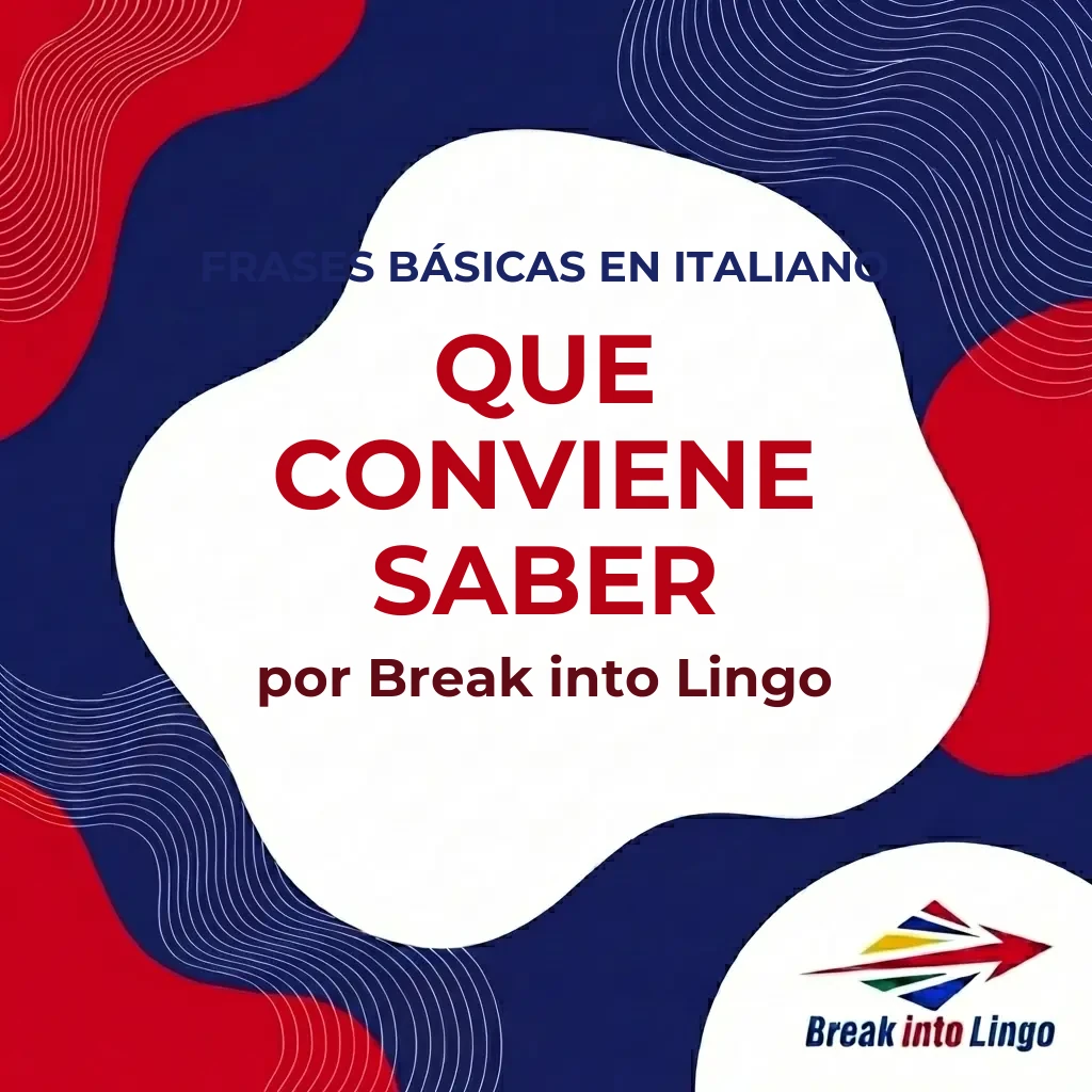 frases basicas en italian