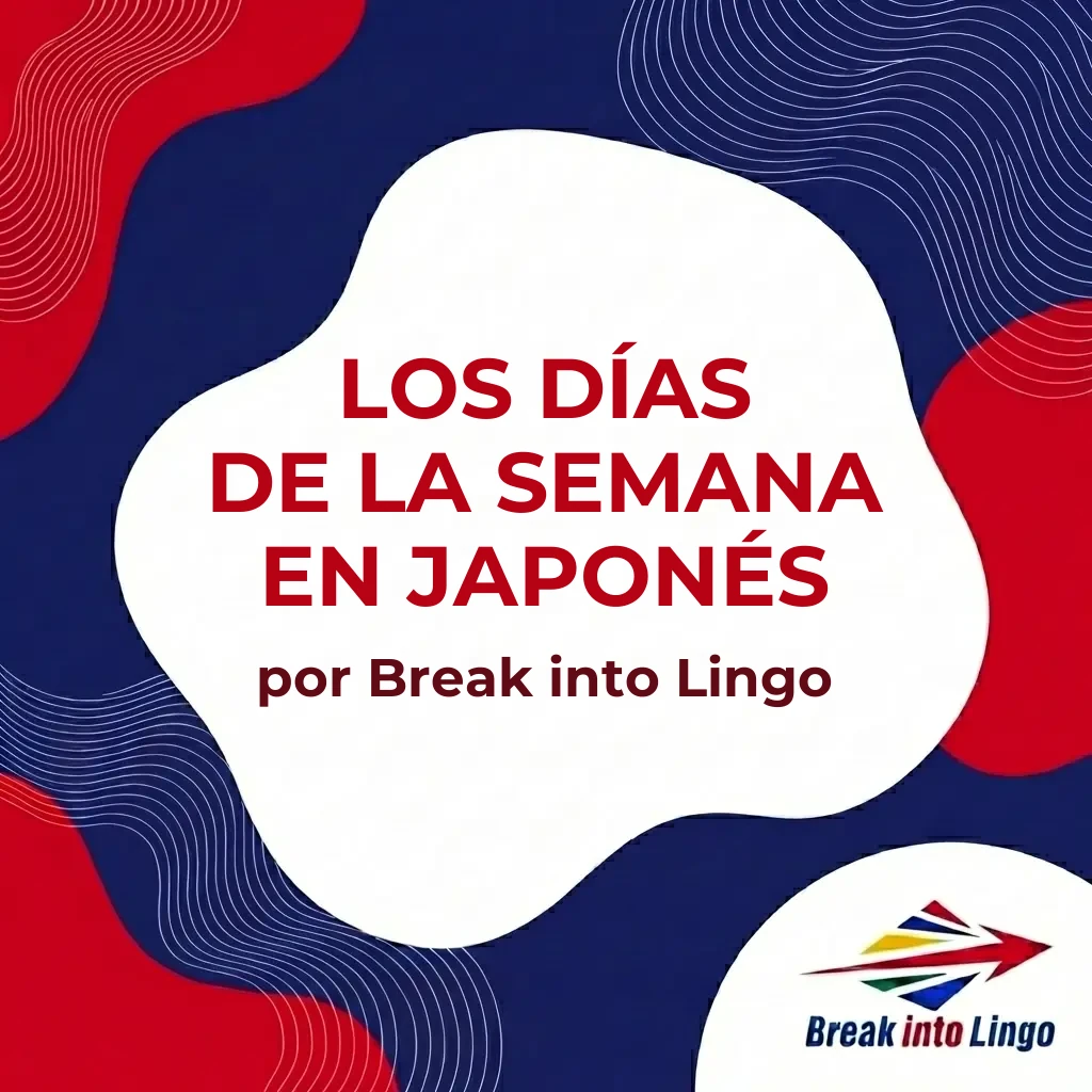Los días de la semana en japonés